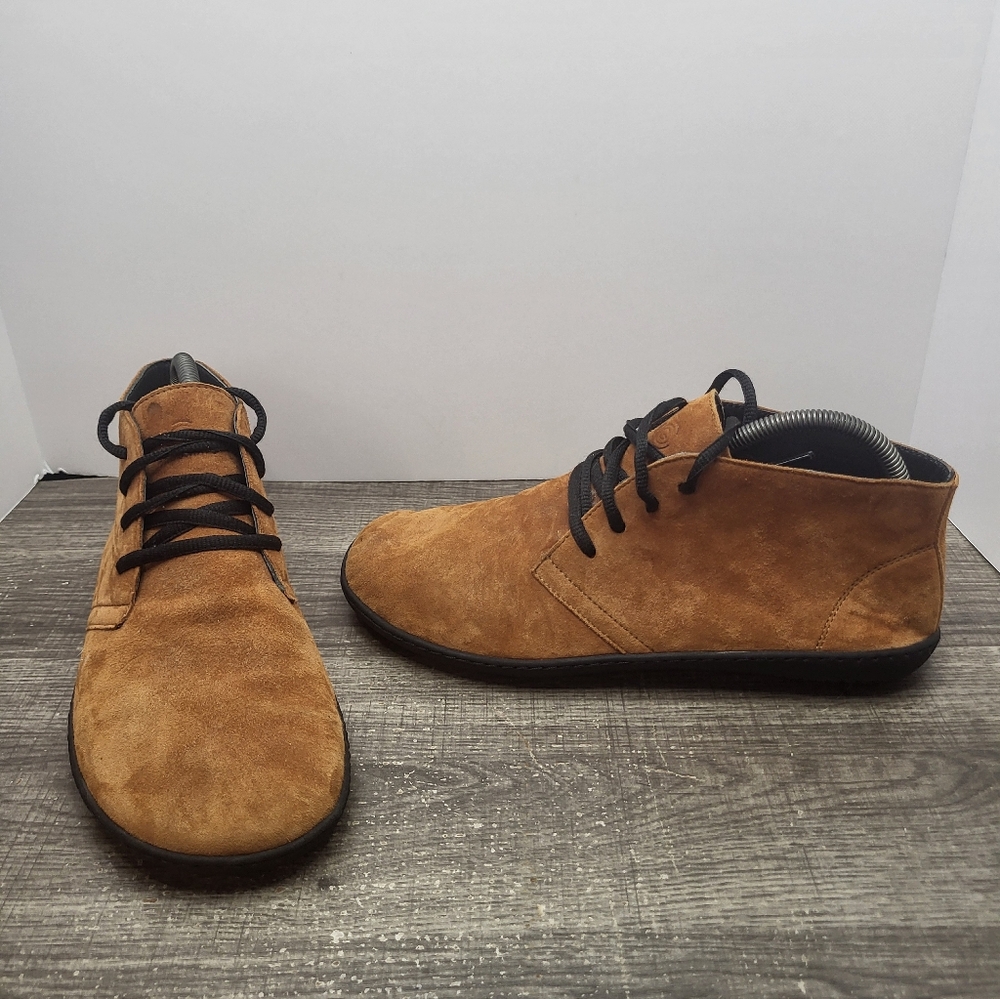 Groundies Barefoot Brown Suede Lace Up Men’s Size 7 Shoes